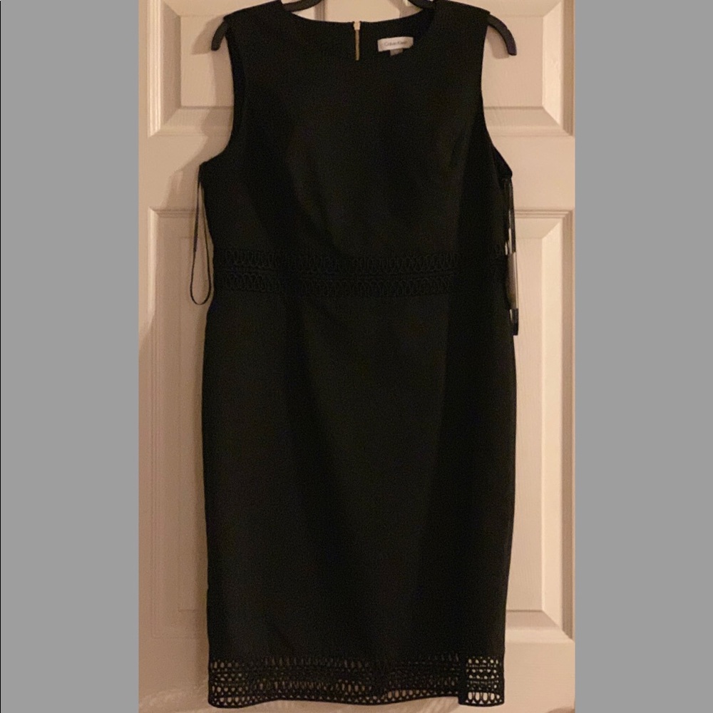 NWT Calvin Klein Black Dress size 12